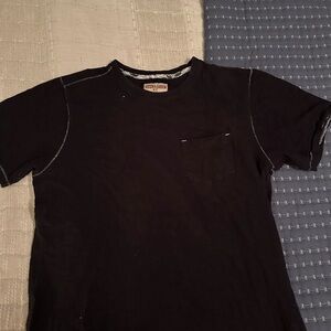 Hudson And Barrow Men's Black Short Sleeve Tee